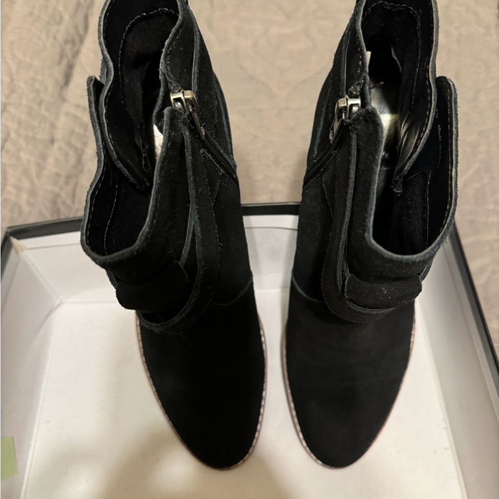 Dolce Vita Black Suede Booties